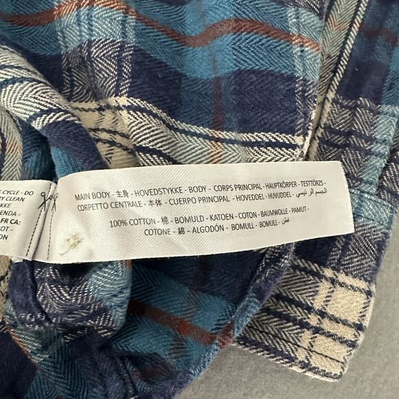 Ariat Retro Fit Shirt Men’s Large Hendrix Flannel Pearl Snap Rodeo Work Wear - Picture 8 of 11